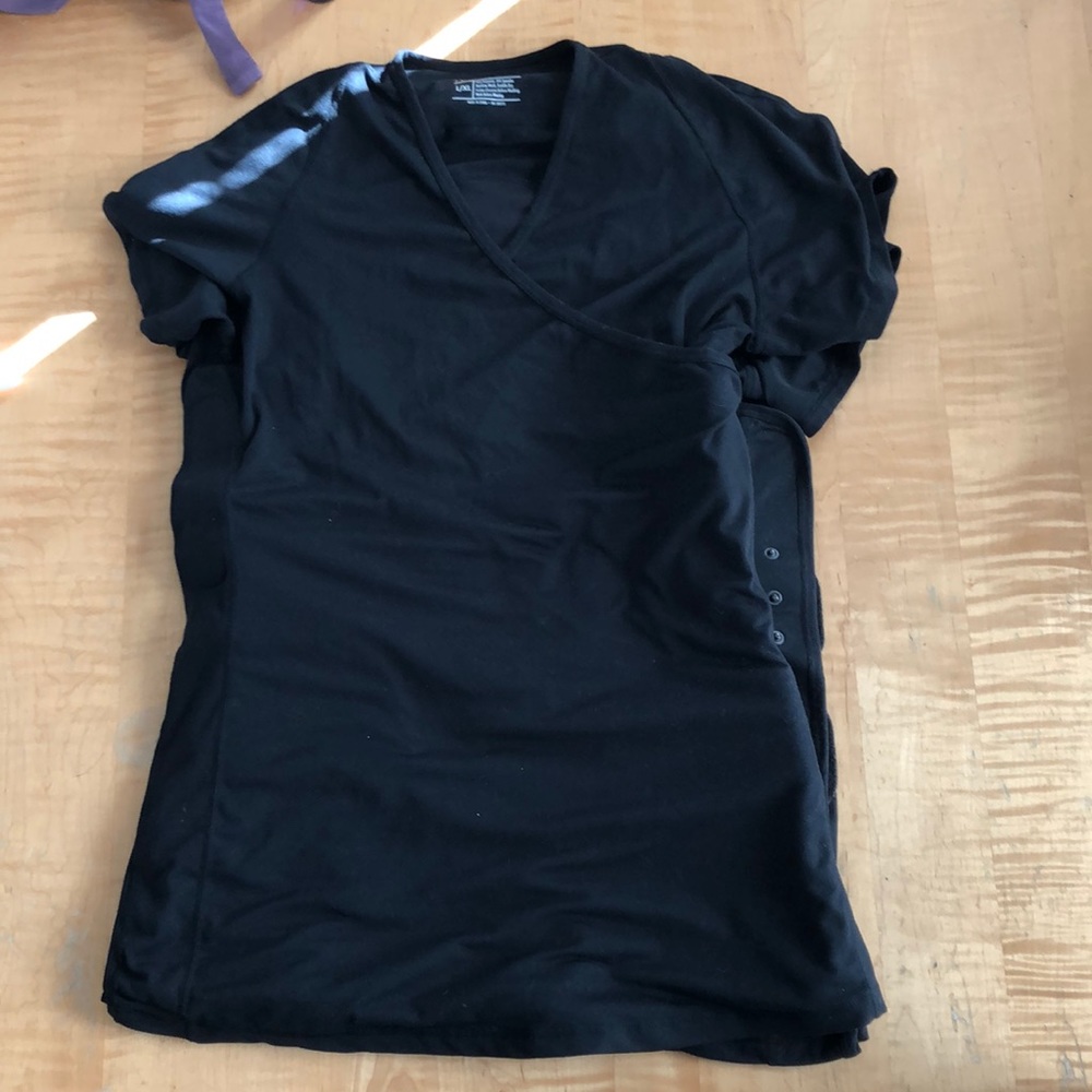 Two Nuroo Wearable Babywearing Shirts + Carrier